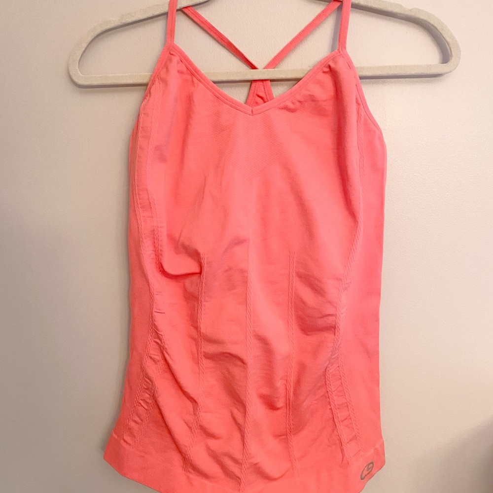 Champion pink work out tank top
